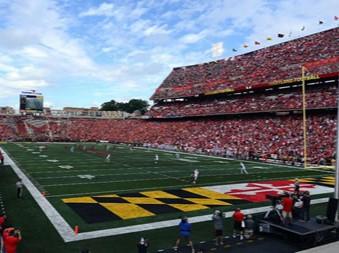 Photo of a football game